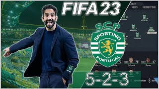 Recreating Ruben Amiron's 5-2-3 Sporting Tactics | FIFA 23