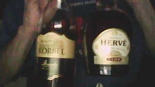 Korbel California Brandy vs. Hervé Superior Reserve VSOP Brandy