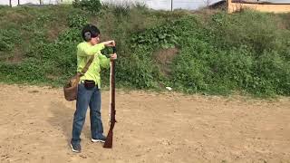 Loading and Firing my P1853 Enfield Rifle-Musket