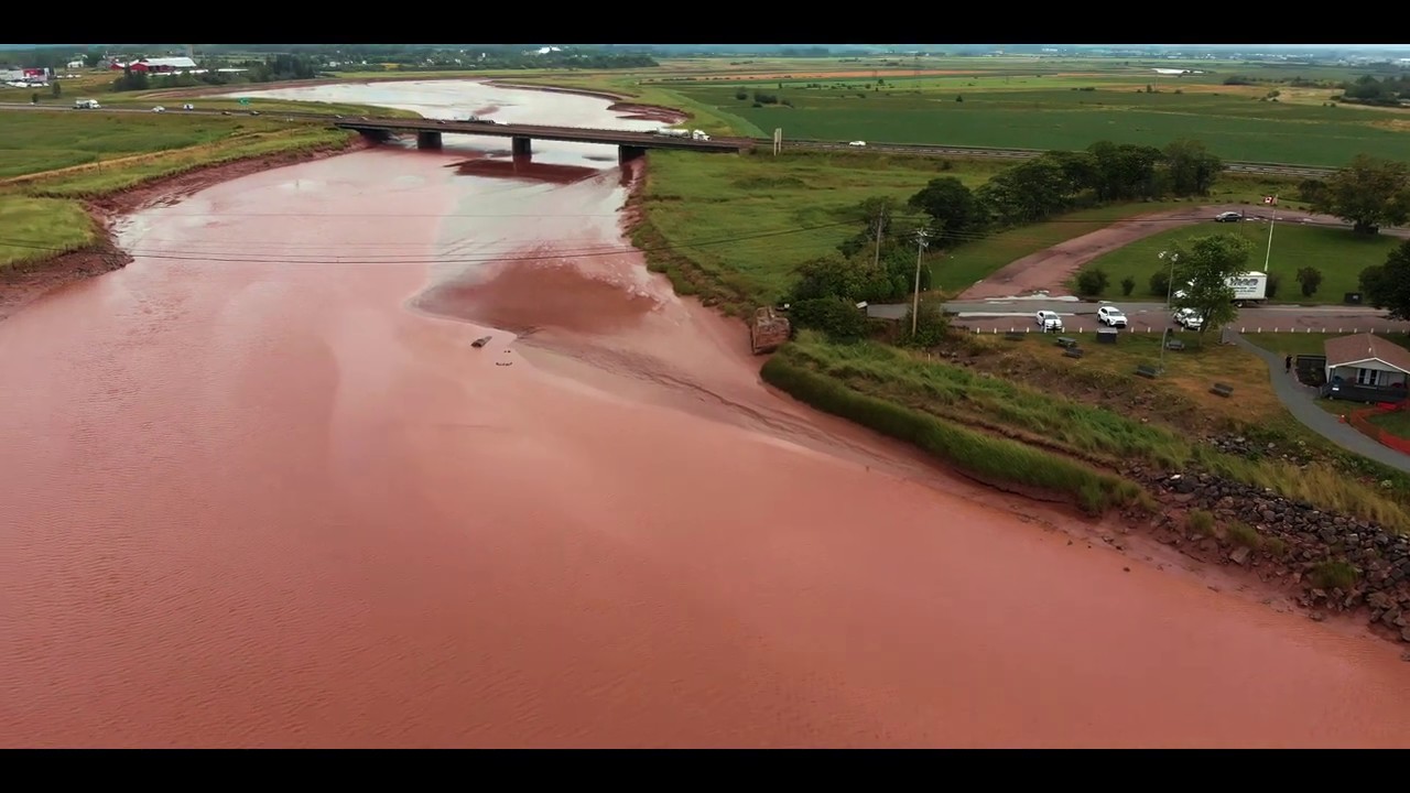 Along The River, Truro NS Drone Flight Compilation, From The Tidal Bore ...