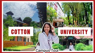 COTTON University Vlog | My Dream College😍🔥Full Campus Tour