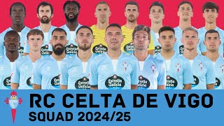 RC CELTA DE VIGO Full Squad For Season 2024/25 | Celta Vigo | FootWorld