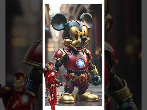 SUPERHERO BECOMES MICKEY MOUSE - YouTube