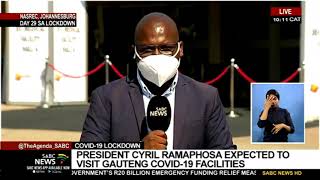 COVID-19 | President Cyril Ramaphosa expected to visit Gauteng COVID-19 facilities