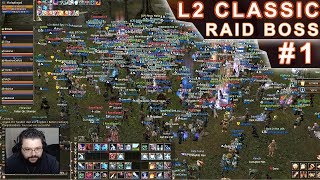 Lineage 2 Classic NA - Matando Raid Boss com a Aliança #1 (Hunting RB) Talking Island Server (PT-BR)