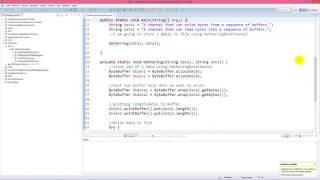 Java NIO: Gathering and scattering