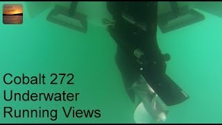 Underwater Running View - Cobalt 272 with 496 H.O. and Bravo 3 X