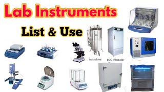 List Lab Instruments and Their Use | medical laboratory equipment name and use
