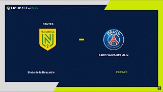 Nantes vs Paris Saint-Germain | Stade de la Beaujoire | 2021-22 Ligue 1 | PES 2021