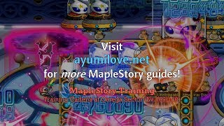 Ayumilove MapleStory Cadena Training at Omega Sector (Lv. 165-180) + Limit Breaking Damage Skin