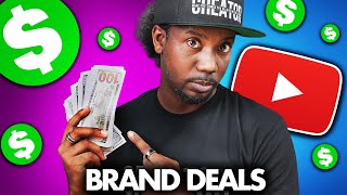How SMALL YOUTUBERS Can Get PAID BRAND DEALS (Real Advice)
