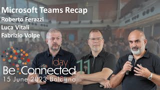 Microsoft Teams Recap | Track COM | BCD 11