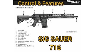 sig sauer 716 rifle control and features