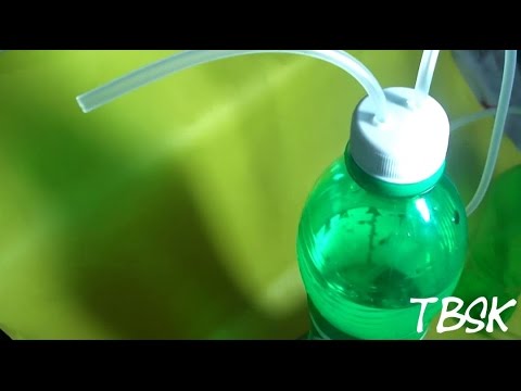 How to make an air pump for aquarium. uses no electricity How to make an air pump for aquarium. uses no electricity