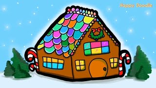 Drawing a Gingerbread House