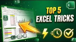 Top 5 Excel Tricks You Must Know | Save Time Like a Pro