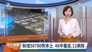 20220511 公視早安新聞 完整版｜新增50780例本土 48中重症 12病歿