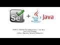 Method Overriding In Java | Core Java Part 19 For Selenium