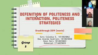 Politeness and Interaction, Politeness Strategies