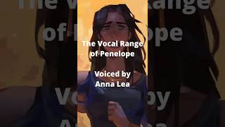 The Vocal Range of Penelope in Epic The Musical #epicthemusical #vocalrange #jorgeriveraherrans