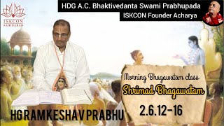 SB 2.6.12-16 ||  By-  HG RamKeshav prabhu || ISKCON Sahibabad 🙏🏻