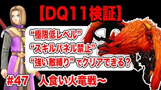 【完全3回行動に太刀打ちできるか】ドラクエ11S 極限低レベル+スキルパネル禁止+強い敵縛りでクリアする　その47