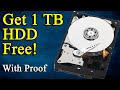 How to get 1 TB on any PC free 2023