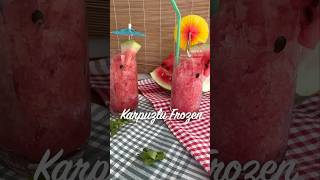 #frozen #sorbet #karpuz #watermelon #juicerecipe #juices #meyvesuyu #soğukiçecekler #buzlaş