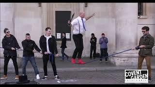 Groovy Guy- hilarious slack rope, juggling performer