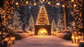 Relaxing Jazz \u0026 Fireplace Sounds on Winter Vibes ❄️ Soft Jazz Music in Cozy Cabin Ambience to Unwind