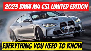 BEST CARS 2023 - BMW Unveils The 2023 M4 CSL Limited Edition