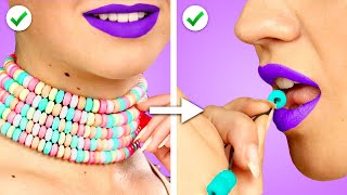 SWEET Ways to Sneak Snacks into a FASHION SHOW! Funny Situations & Clever DIY Ideas by Crafty Panda