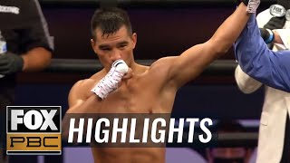Batyr Akhmedov defeats Rey Perez with a first-round KO | HIGHLIGHTS | PBC ON FOX