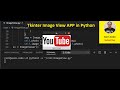 Tkinter Image View App in Python