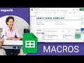 Google Sheets Macros - A detailed tutorial