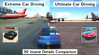 Extreme Car Driving Simulator vs Ultimate Car Driving Simulator - Best Car Games Details Comparison