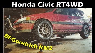 Fitting Mud Terrain Honda Civic RT4WD Wagon!