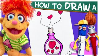 How To Draw A Love Potion | Art Tutorial for Kids | Artie's Show