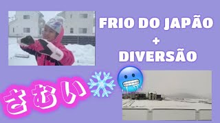 Frio do Japão | Inverno japonês | diversão na neve | brincadeira no gelo 🧊