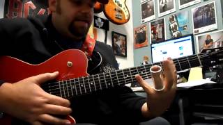 Open G tuning slide guitar lesson. Led Zeppelin In my time of dying (live version)