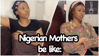 Nigerian Mothers when you want to travel…