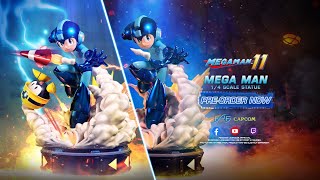 F4F Presents Mega Man 11 – Mega Man 1/4 Scale Statue - Pre-Order Now