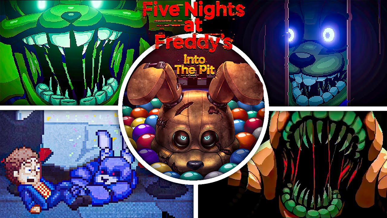 FNAF: Into The Pit - All Leaks & Official Trailer (Screenshots Showcase ...