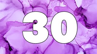 30 Second Countdown Timer | Purple Background