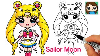 How to Draw Sailor Moon 🌙Step by Step