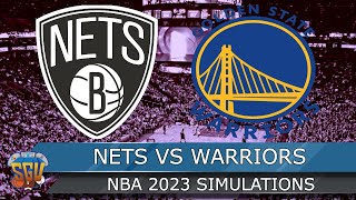 Golden State Warriors vs Brooklyn Nets - NBA Today 1/22/23 Full Game Highlights - NBA 2K23 Sim