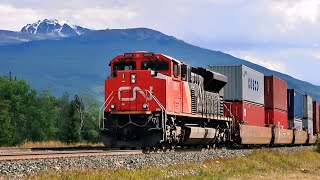 THROWBACK THURSDAY - Big Heavy Freight Trains \u0026 Friendly Crews In The Canadian Rockies - ALBERTA