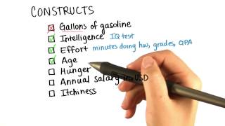 Constructs - Intro to Descriptive Statistics