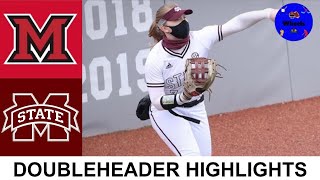 Miami (OH) vs #22 Mississippi State Highlights (Crazy Game!) | 2021 College Softball Highlights