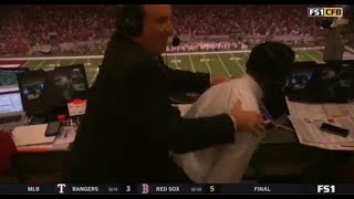 announcers get in on the jump around fun